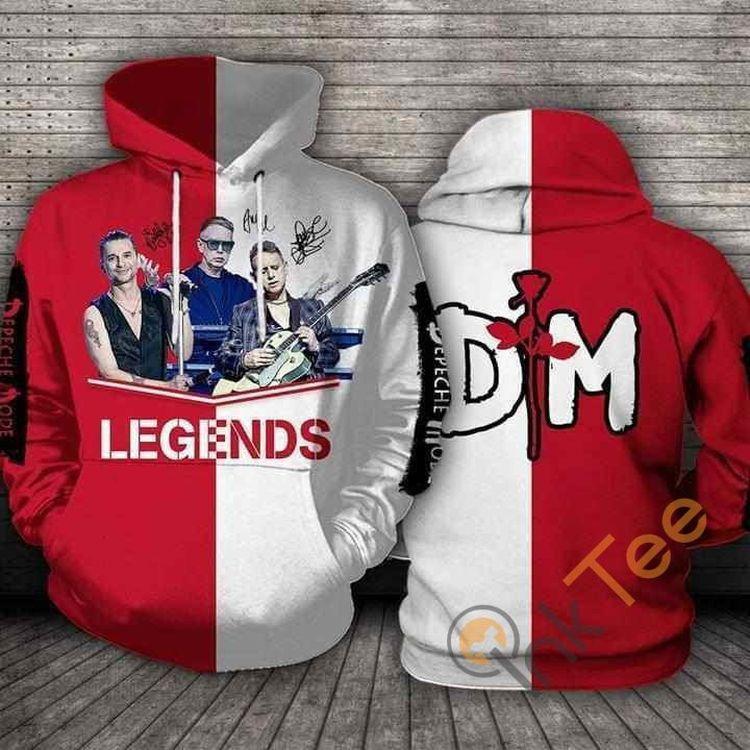 Depeche Mode Legends Signed 3 Limited 3D Hoodie
