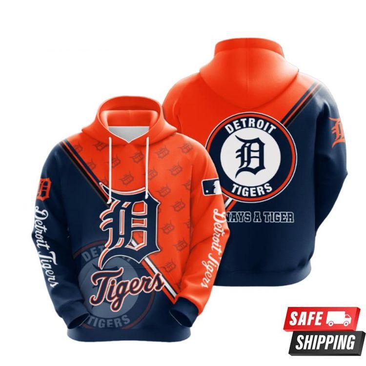 Detroit Tigers 1 All Over Print Hoodie