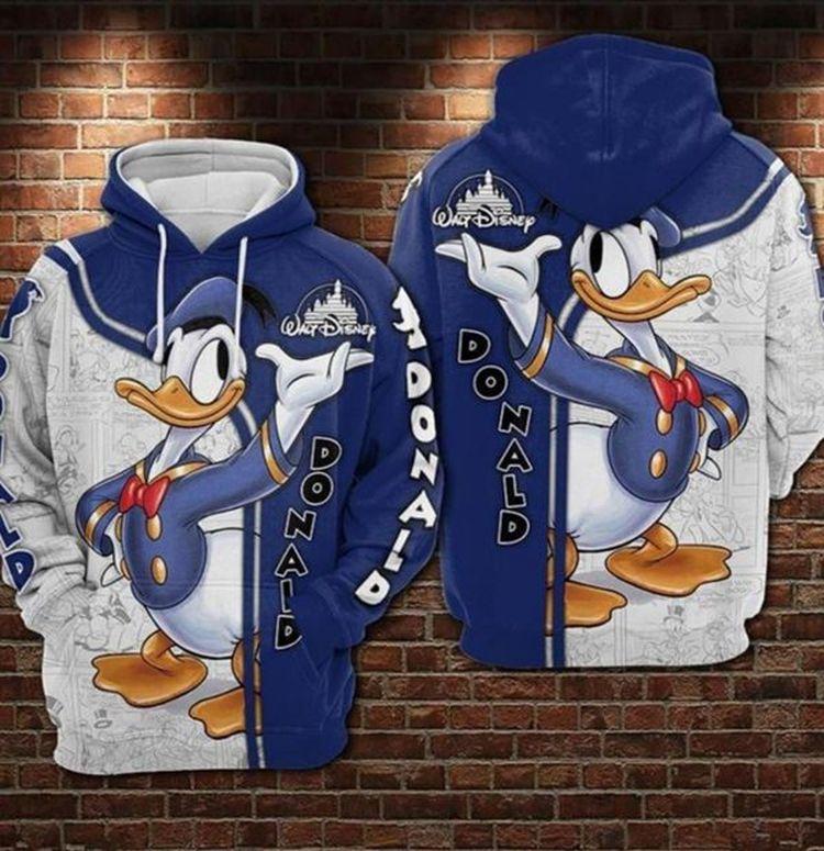 Donald Duck 3d 2 Limited 3D Hoodie