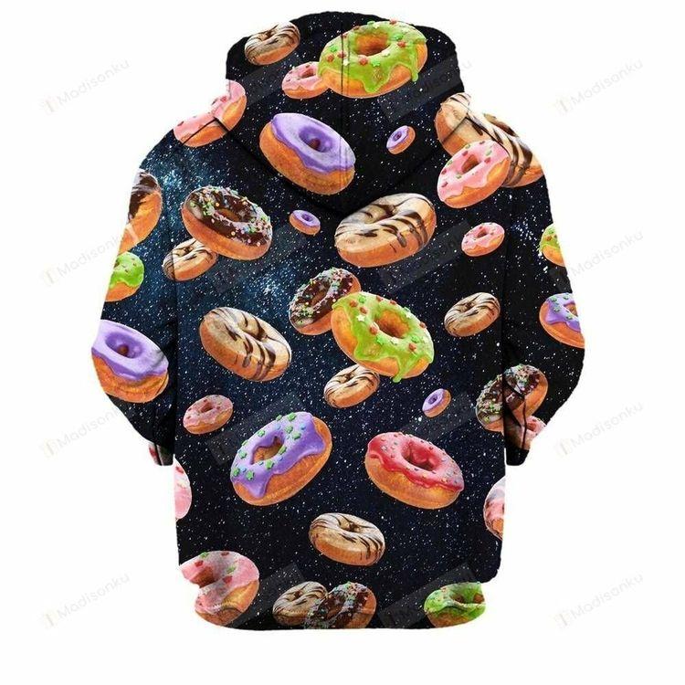 Doughnut And Space 3d Limited 3D Hoodie