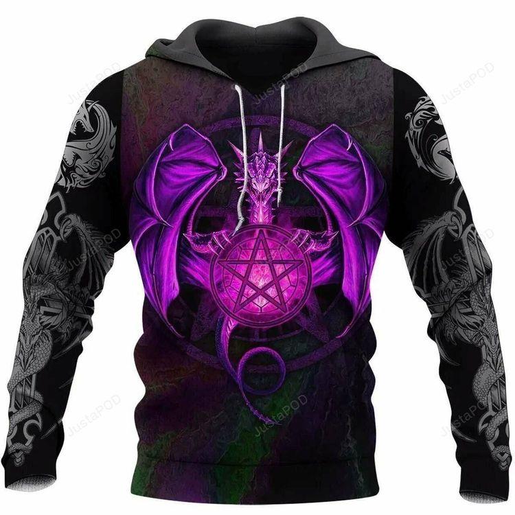 Dragon Purple 3d All Print Limited 3D Hoodie