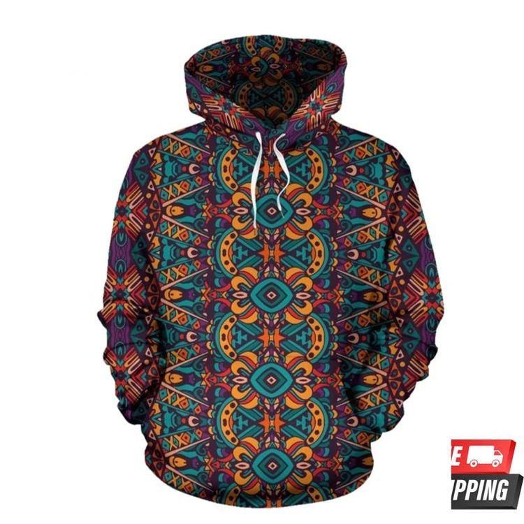 Ethnic Style Pattern 3D Hoodie
