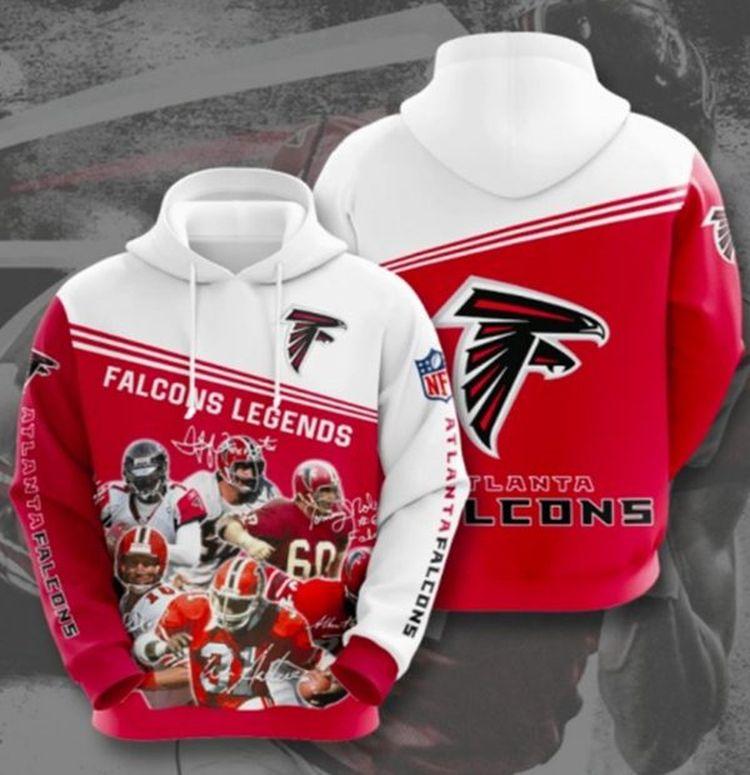 Falcons Legends Sport All Over Print Hoodie