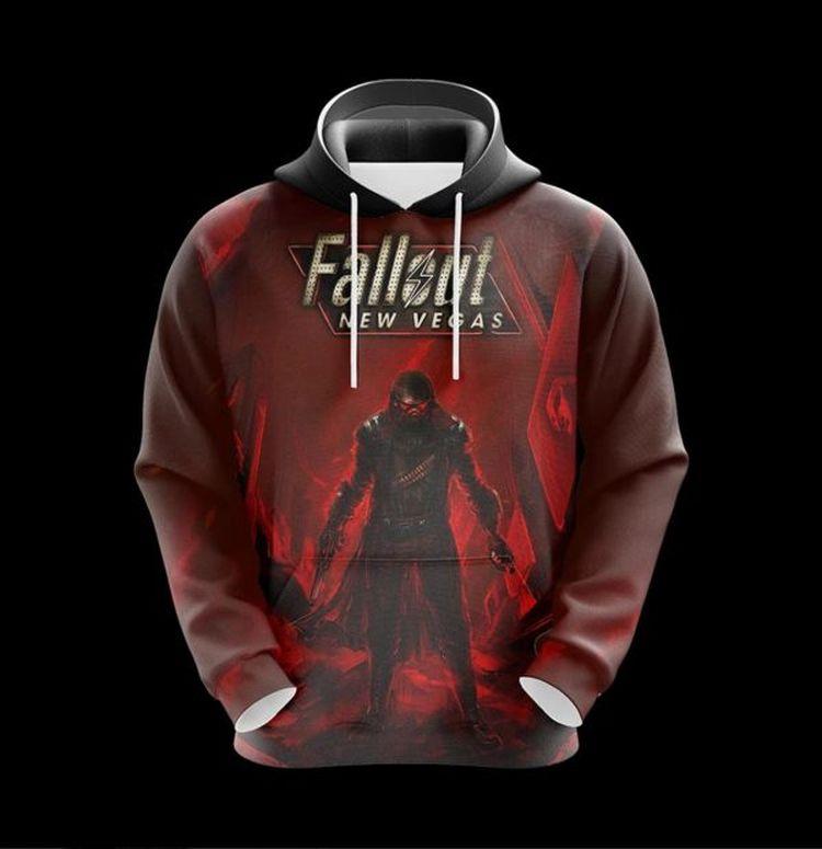 Fallout New Vegas Unisex Zip Up 3D Hoodie