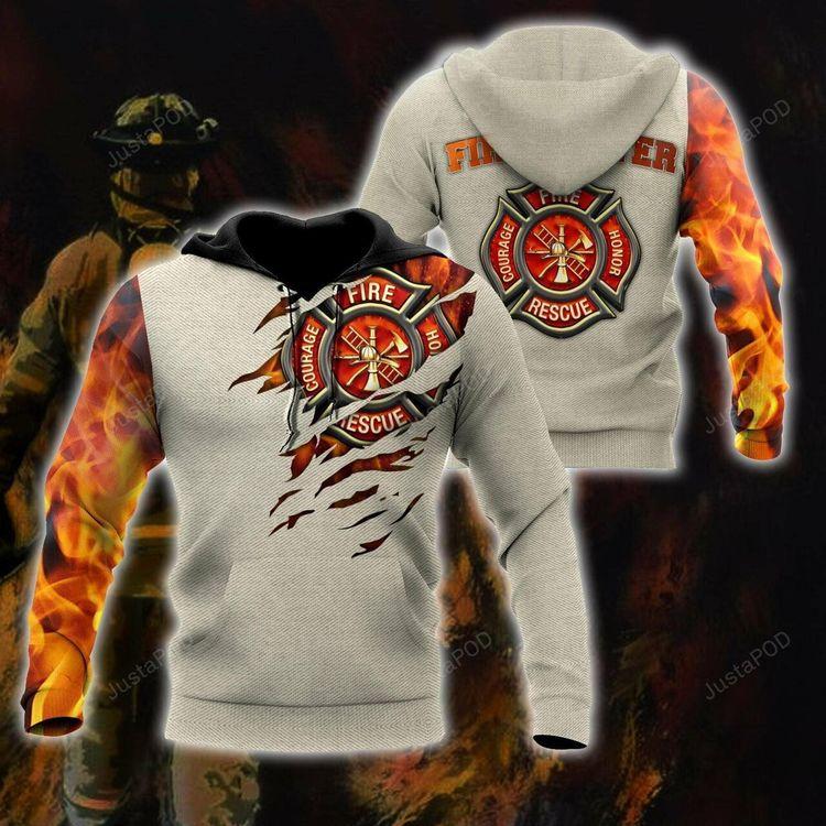Firefighter Soldier 3d All Print All Over Print Hoodie