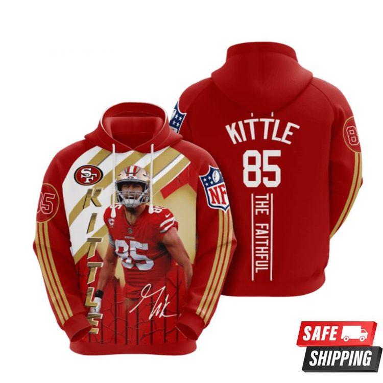 George Kittle San Francisco 49ers All Over Print Hoodie