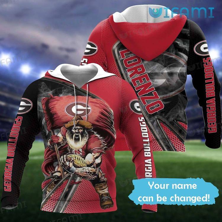 Georgia Football Mascot Georgia Bulldogs Gift Ver 1 3D Hoodie