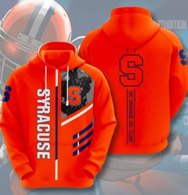 Go Orange Go Cuse 3D Hoodie