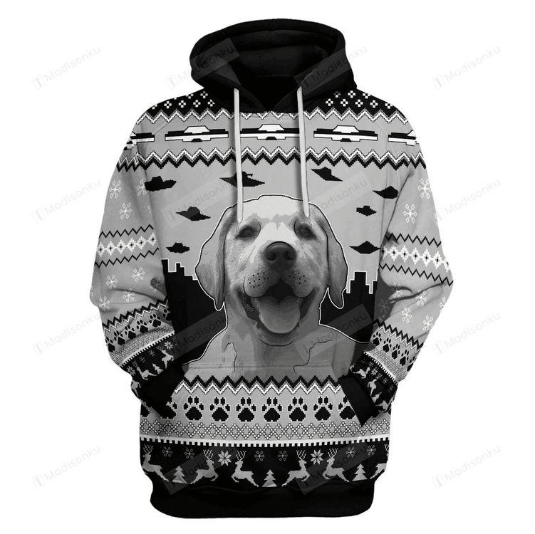 Happy Dog 3d All Over Print Hoodie