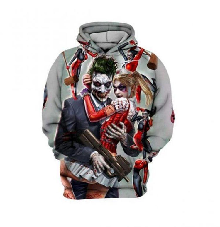 Harley Quinn Joker Love Valentine 3d Hodie Ver 1 Limited 3D Hoodie