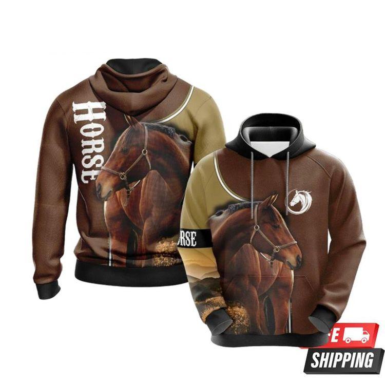 Horse New Style 2695 3D Hoodie