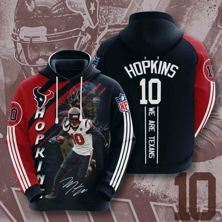 Houston Texans Hopkins Ve Are Texans 3d All Over Print Hoodie