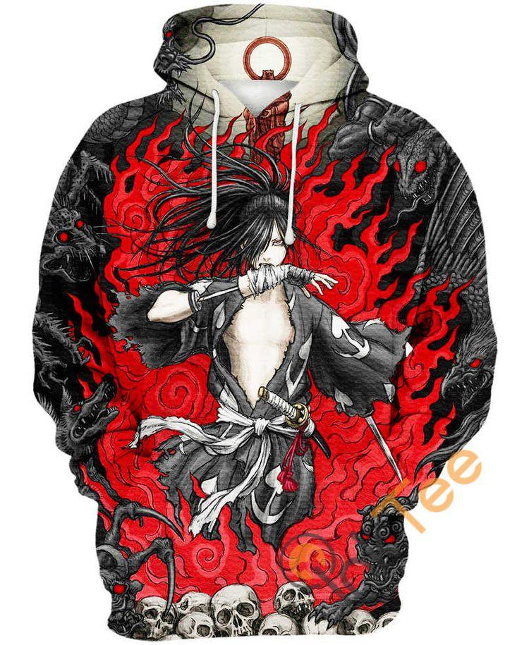 Hyakkimaru Fire Hell Limited 3D Hoodie