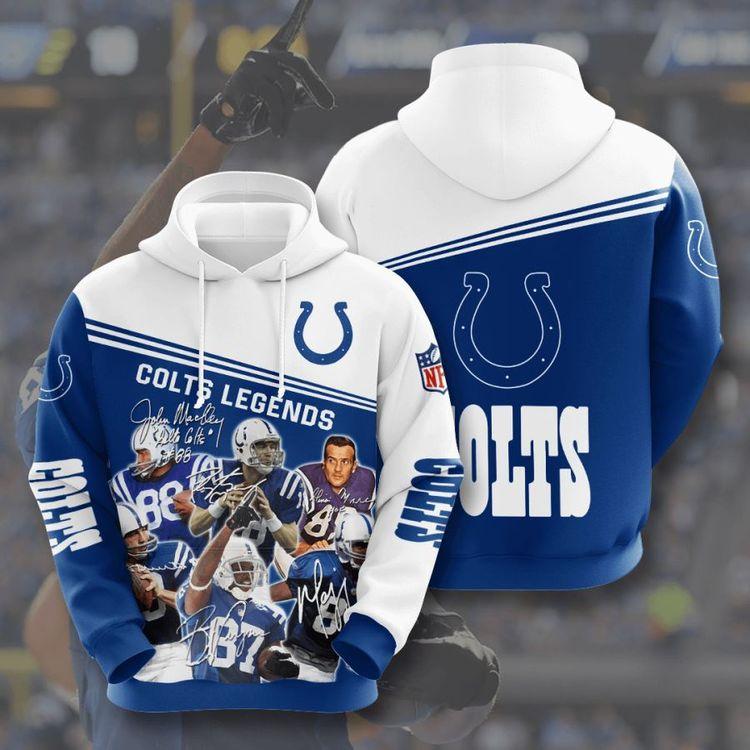 Indianapolis Colts Custom Sport 1 Limited 3D Hoodie