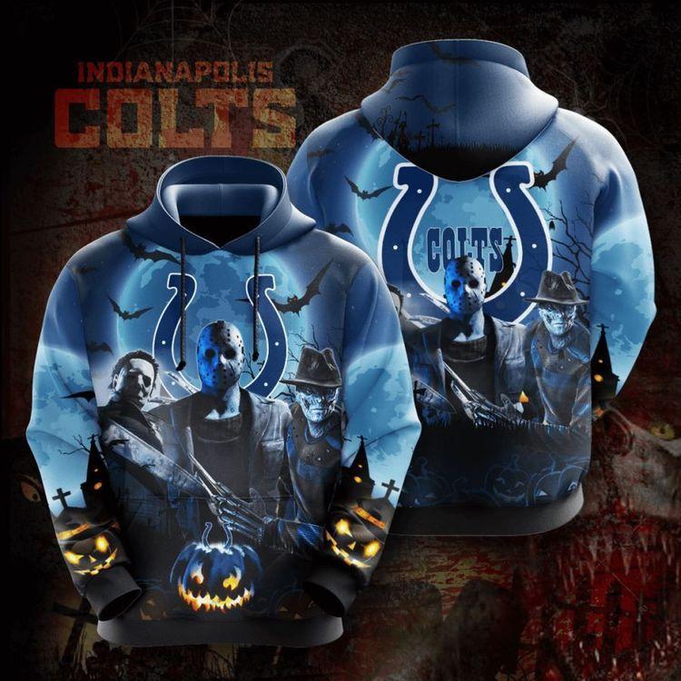 Indianapolis Colts No834 Custom 3D Hoodie