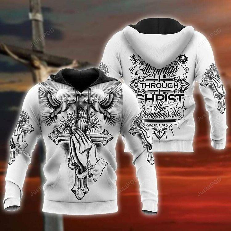 Jesus And Pigeon 3d All Print Limited 3D Hoodie