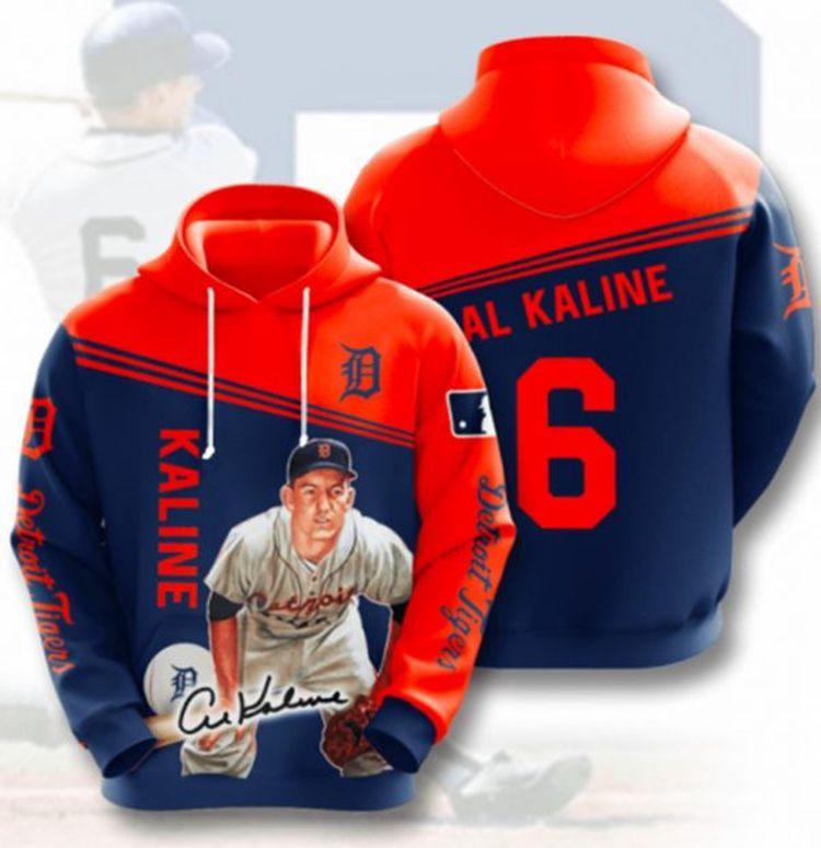 Kaline Detroit Tigers 6 3D Hoodie
