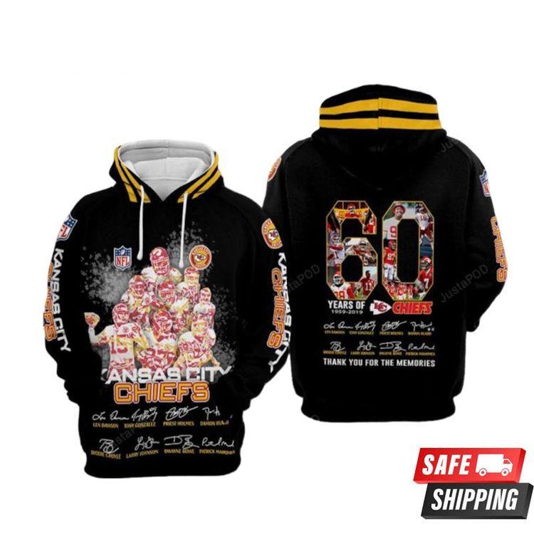 Kansas City Chiefs Nfl Football Black Kansas City Chiefs Kansas City Chiefs All Over Print Hoodie