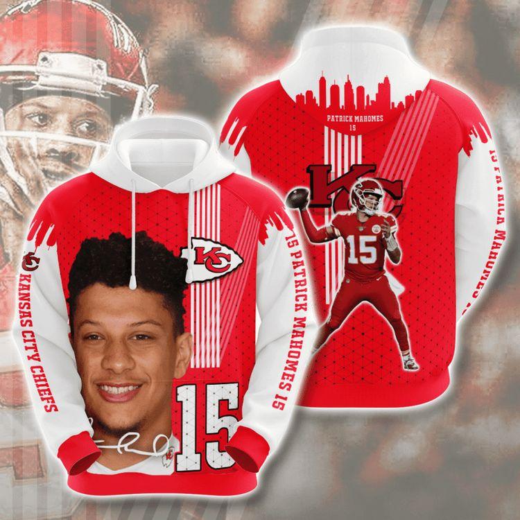 Kansas City Chiefs Patrick Mahomes Form 3d Limited 3D Hoodie