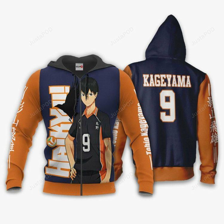 Karasuno Tobio Kageyama Haikyuu 3d 3D Hoodie