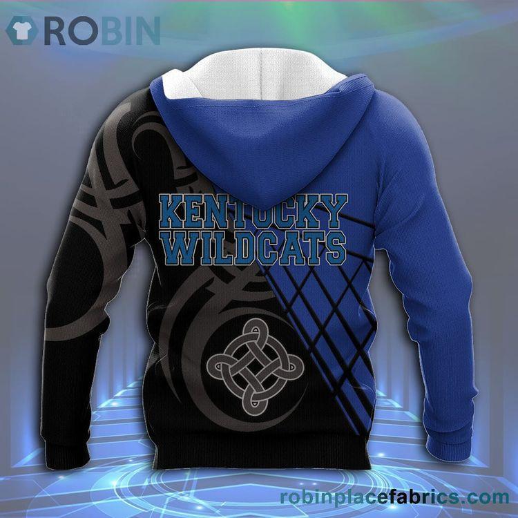 Kentucky Wildcats Pattern Celtic Ncaa All Over Print Hoodie