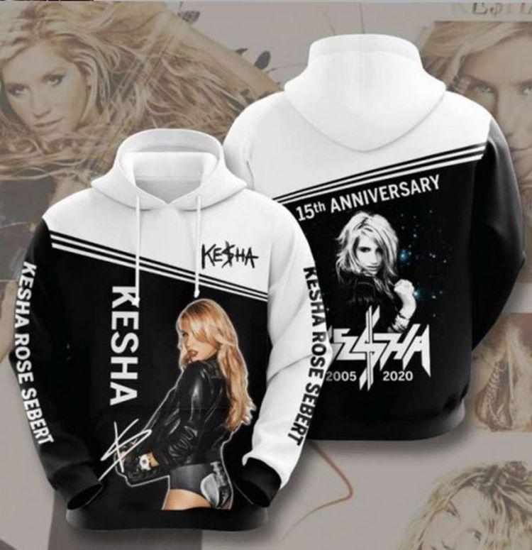 Kesha Singer Anniversary 3d Pullover 3D Hoodie