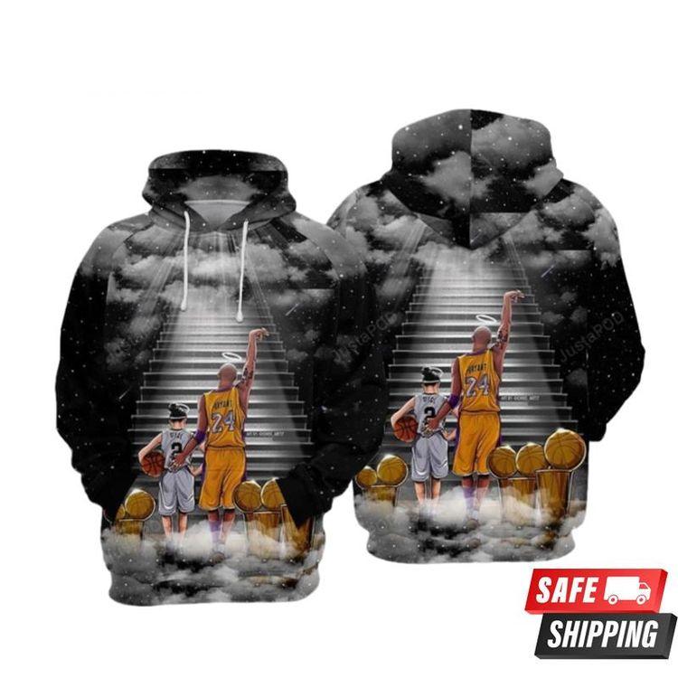 Kobe Bryant Angel Basketball Kobe Bryant Kobe Bryant All Over Print Hoodie