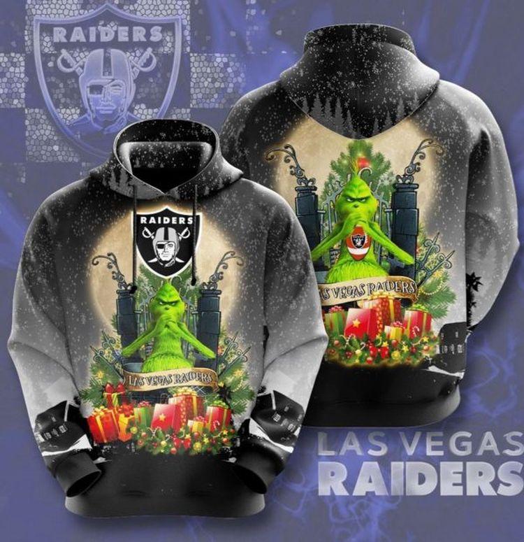 Las Vegas Raiders Custom Football 3D Hoodie