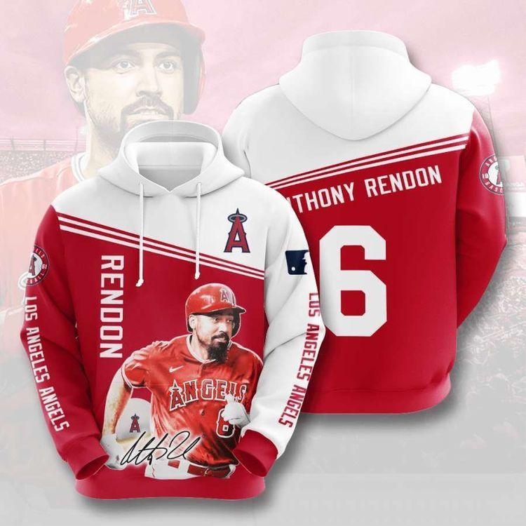 Los Angeles Angels No1009 Custom All Over Print Hoodie