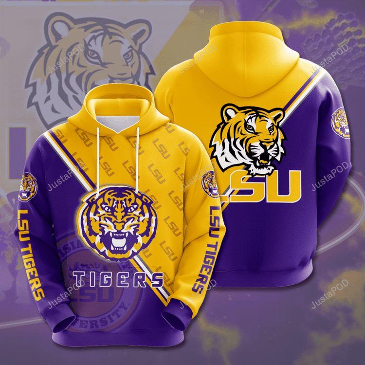 Lsu Tigers Football 3d Limited 3D Hoodie