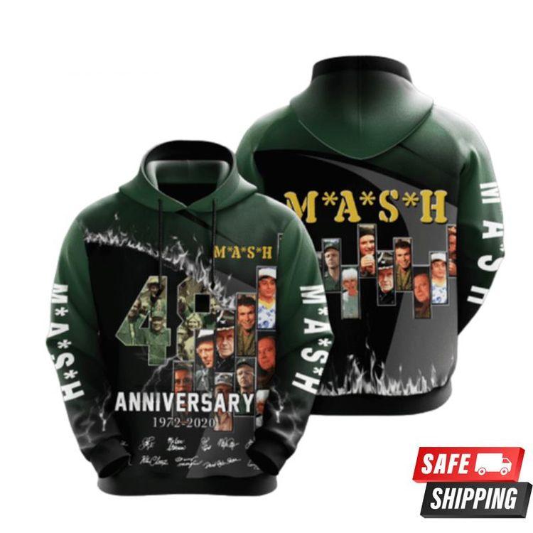M-a-s-h Movie Character Anniversary 48 Years 2020 All Over Print Hoodie