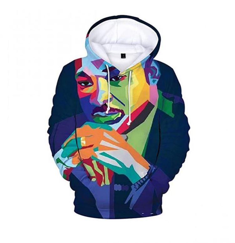 Martin Luther King Ver 2 All Over Print Hoodie