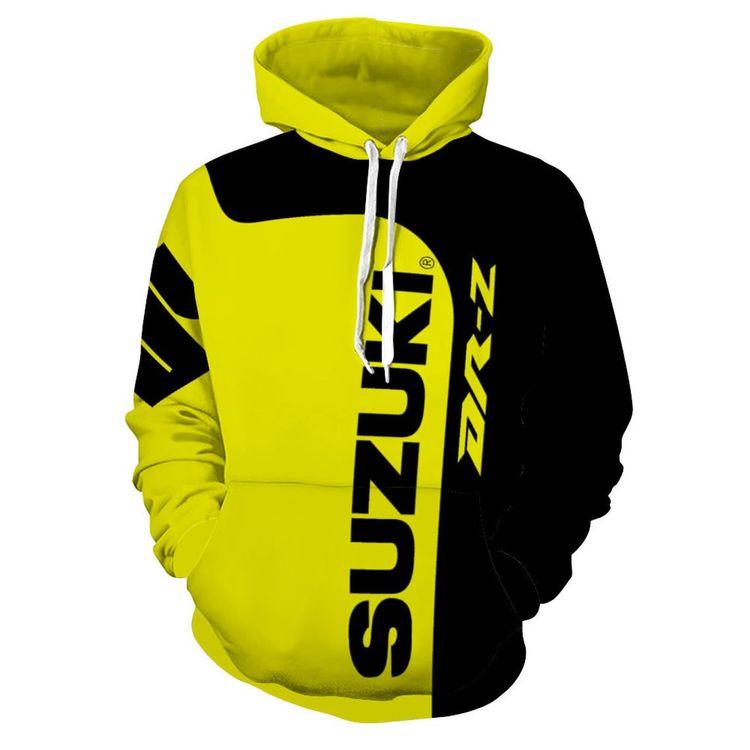 Suzuki Drz 400 Yellow 3D Hoodie