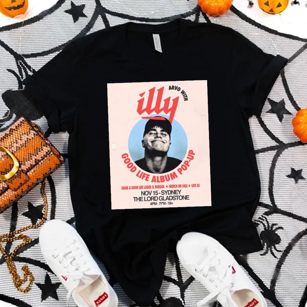 Arvo With Illy Good Life Album Pop Up November 2024 Design T-shirt
