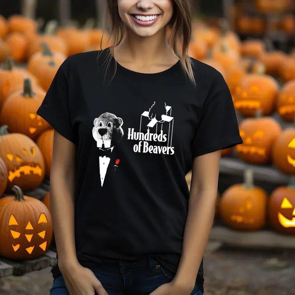 Design God Father Hundreds Of Beavers Graphic Printed Merch