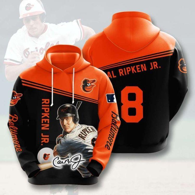 Baltimore Orioles No148 Custom Limited 3D Hoodie