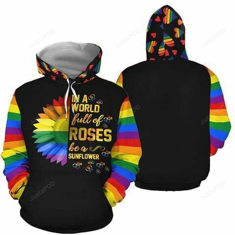 In A World Full Of Roses 3d Ed All Over Print Hoodie