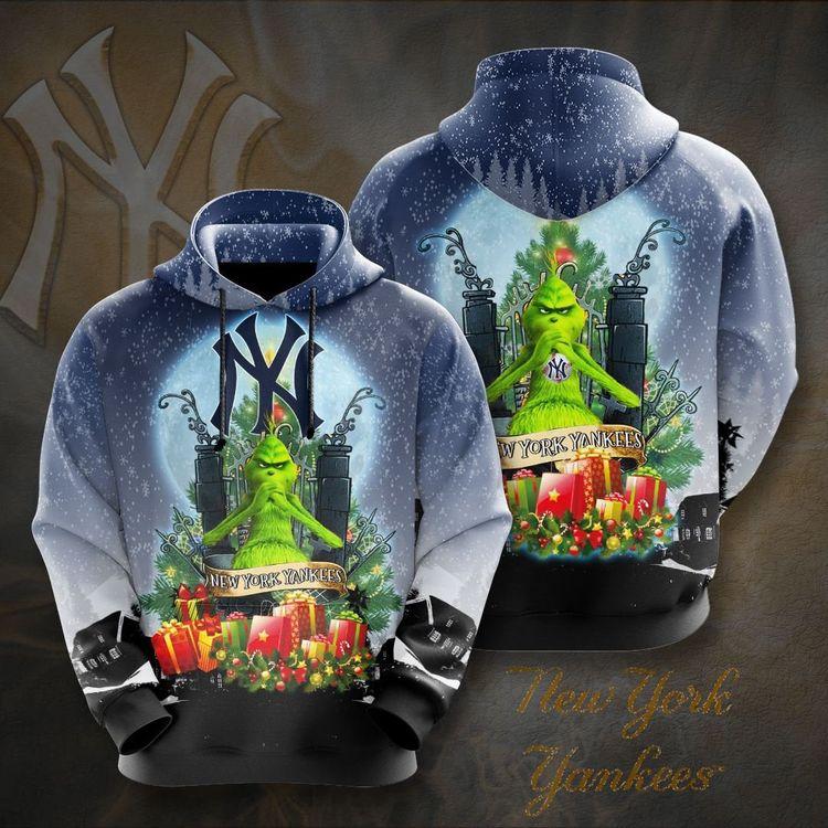 New York Yankees No1463 Custom Ver 1 All Over Print Hoodie