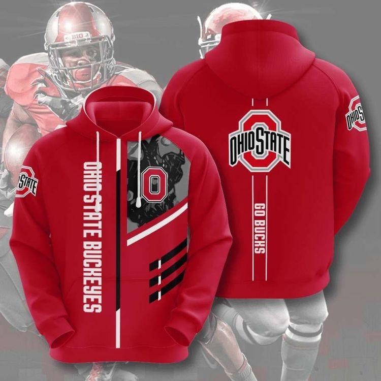 Ohio State Buckeyes No1530 Custom Limited 3D Hoodie