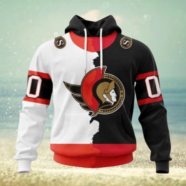Personalized Nhl Ottawa Senators 2024 Home Mix Away All Over Print Hoodie