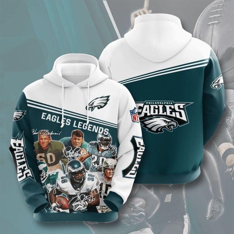 Philadelphia Eagles No1579 Custom Limited 3D Hoodie