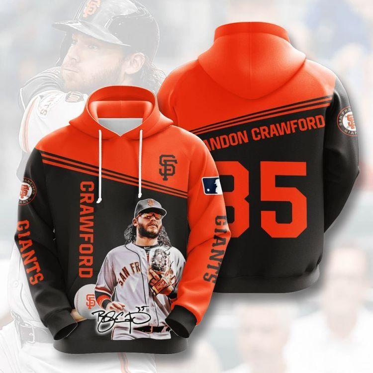 San Francisco Giants No1763 Custom All Over Print Hoodie
